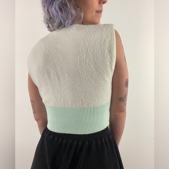 Sleeveless, Free People Mint Green Top - Picture 3 of 6